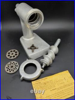 Vintage KitchenAid Hobart Food Chopper FC Meat Grinder Metal Attachment