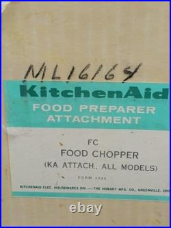 Vintage KitchenAid Hobart Food Chopper FC Meat Grinder Metal Attachment