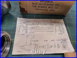 Vintage KitchenAid Hobart Food Chopper Meat Grinder Attachment Box Instructions