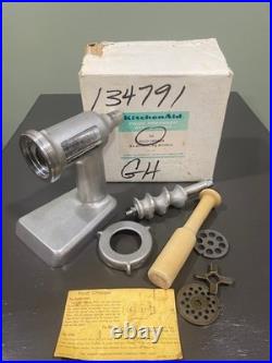 Vintage KitchenAid Hobart Food Chopper Meat Grinder FC/FG All Metal Rare, NEW