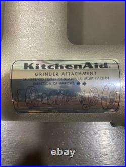 Vintage KitchenAid Hobart Food Chopper Meat Grinder FC/FG All Metal Rare, NEW