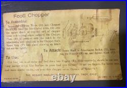 Vintage KitchenAid Hobart Food Chopper Meat Grinder FC/FG All Metal Rare, NEW