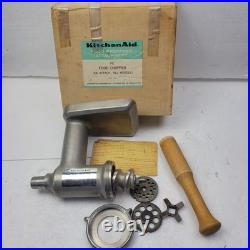 Vintage KitchenAid Hobart Food Chopper Meat Grinder FC Metal NEW OLD STOCK KA