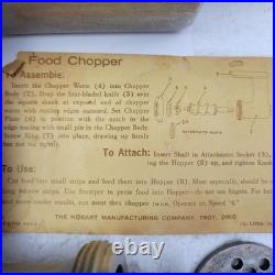 Vintage KitchenAid Hobart Food Chopper Meat Grinder FC Metal NEW OLD STOCK KA