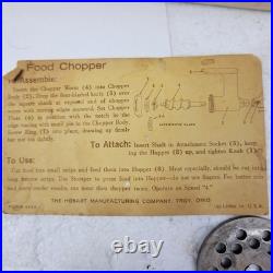 Vintage KitchenAid Hobart Food Chopper Meat Grinder FC Metal NEW OLD STOCK KA