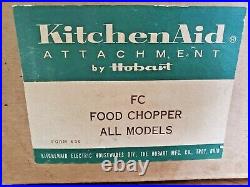Vintage KitchenAid Hobart Food Chopper Meat Grinder FC NOS NIB with BOX SAUSAGE