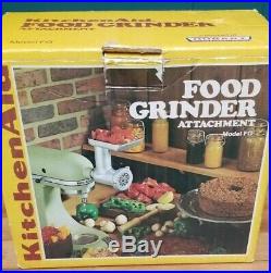 Vintage KitchenAid Hobart Food Chopper Meat Grinder FG Metal Rare, NOS NIB