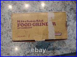 Vintage KitchenAid Hobart Food Chopper Meat Grinder FG Metal W Box