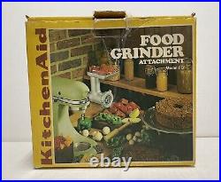 Vintage KitchenAid Hobart Food Chopper Meat Grinder FG with Box & Instructions