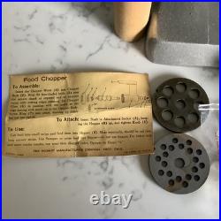 Vintage KitchenAid Hobart Food Grinder Attachment All Metal With Box