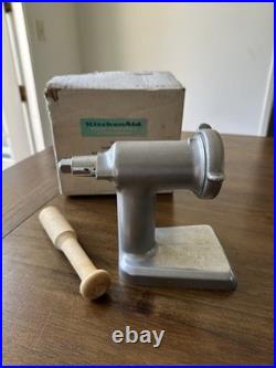 Vintage KitchenAid Hobart Food Grinder Attachment All Metal With Box