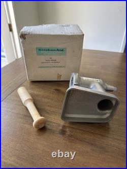 Vintage KitchenAid Hobart Food Grinder Attachment All Metal With Box