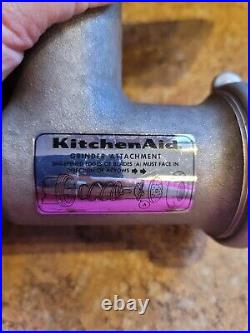 Vintage KitchenAid Hobart Food Grinder Attachment Model FG metal not plastic
