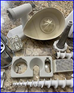 Vintage KitchenAid Hobart Food Meat Grinder Attachment Cheese Graders Lot