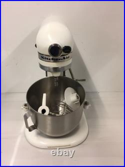 Vintage KitchenAid Hobart K5-A Bowl-Lift Stand Mixer White