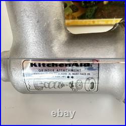 Vintage KitchenAid Hobart Meat Food Grinder With Sausage Stuffer FG All Metal