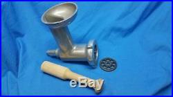 Vintage KitchenAid Hobart Meat Grinder Attachment Model FG with Two Blade Discs