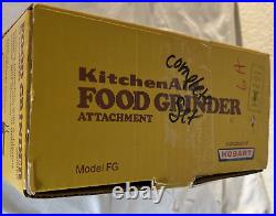 Vintage KitchenAid Hobart Meat Grinder Model FG Metal