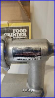 Vintage KitchenAid Hobart Meat Grinder & Sausage Stuffer- FG Metal Rare, NOS NIB