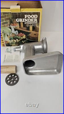 Vintage KitchenAid Hobart Meat Grinder & Sausage Stuffer- FG Metal Rare, NOS NIB