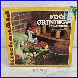 Vintage KitchenAid Hobart Meat Grinder & Sausage Stuffer- FG Metal Rare in Box
