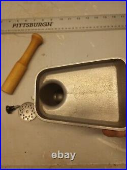 Vintage KitchenAid Hobart Metal Food Grinder Attachment Made in USA