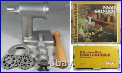 Vintage KitchenAid Hobart Metal Food Grinder Attachment Model FG