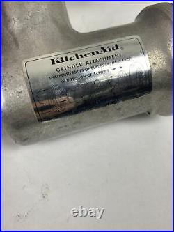 Vintage KitchenAid Hobart Metal Food Meat Grinder Attachment for Stand Mixer