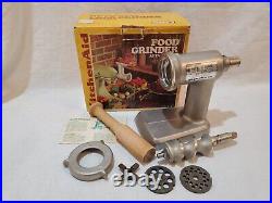 Vintage KitchenAid Mixer Hobart Food Meat Grinder Attachment Model FG with Box