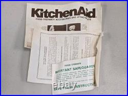 Vintage Kitchen Aid Food Grinder Attachment Hobart Plastic FG #10 BRAND NEW