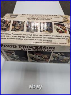Vintage Kitchen Aid Hobart Food Processor Attachment Pack Model Fpp-a