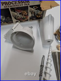 Vintage Kitchen Aid Hobart Food Processor Attachment Pack Model Fpp-a