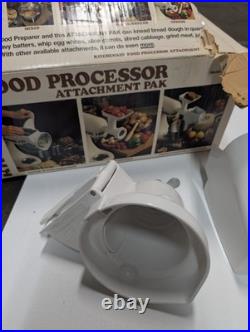Vintage Kitchen Aid Hobart Food Processor Attachment Pack Model Fpp-a