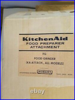 Vintage Kitchenaid Hobart Food Grinder Food Preparer Attachment Metal Heavy Duty