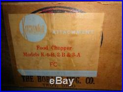 Vintage Kitchenaid Hobart Metal Food Chopper Meat Grinder Attachment Fc