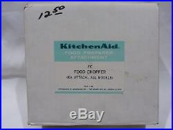 Vintage Kitchenaid Hobart Metal Food Chopper Meat Grinder Mixer Attachment FG