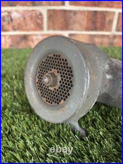 Vintage Meat Grinder Attachment Housing & Ring #12? For Hobert Grinder? Damaged