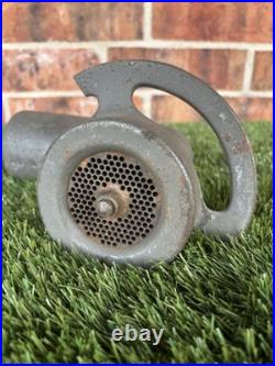 Vintage Meat Grinder Attachment Housing & Ring #12? For Hobert Grinder? Damaged
