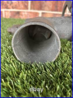 Vintage Meat Grinder Attachment Housing & Ring #12? For Hobert Grinder? Damaged