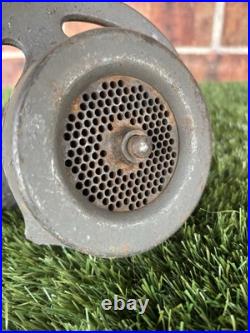 Vintage Meat Grinder Attachment Housing & Ring #12? For Hobert Grinder? Damaged