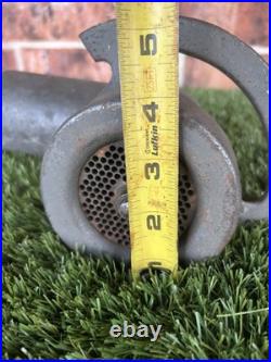 Vintage Meat Grinder Attachment Housing & Ring #12? For Hobert Grinder? Damaged