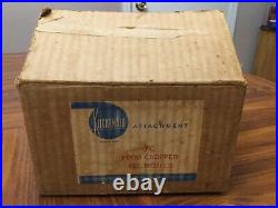 Vintage Metal KitchenAid FC Food Chopper Meat Grinder Attachment Hobart Orig Box