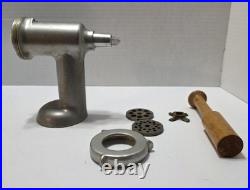 Vintage Metal KitchenAid Hobart Meat Grinder With Attachments 1950s