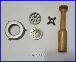 Vintage Metal KitchenAid Hobart Meat Grinder With Attachments 1950s