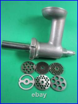 Vintage Metal KitchenAid meat grinder attachment. NEW knife and grinder discs