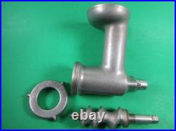 Vintage Metal KitchenAid meat grinder attachment. NEW knife and grinder discs