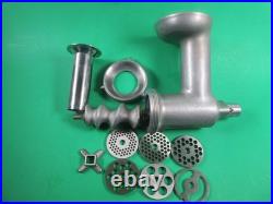 Vintage Metal KitchenAid meat grinder chopper attachment with 8 NEW PARTS