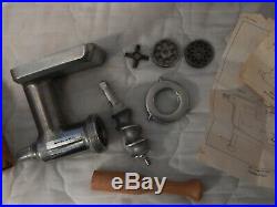 Vintage new old stock Hobart kitchenaid food meat grinder chopper attachment NEW