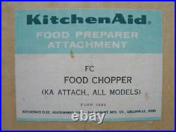 Vtg. FC KITCHENAID HOBART Food Chopper ATTACHMENT MEAT GRINDER for KA