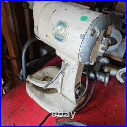 Vtg Hobart KitchenAid Model G Commercial Stand Mixer 3 Speed runs w pastry knife